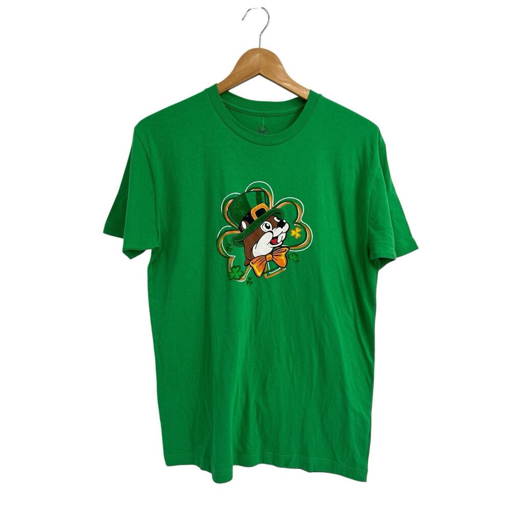 Buc-ees Green Irish St Patrick’s Day T Shirt Small NWT